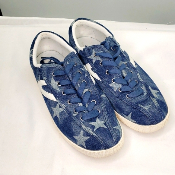 TRETORN Nylite Plus Star-Print Canvas Sneakers - Picture 1 of 6